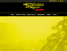 Tablet Screenshot of airbornesuspension.com